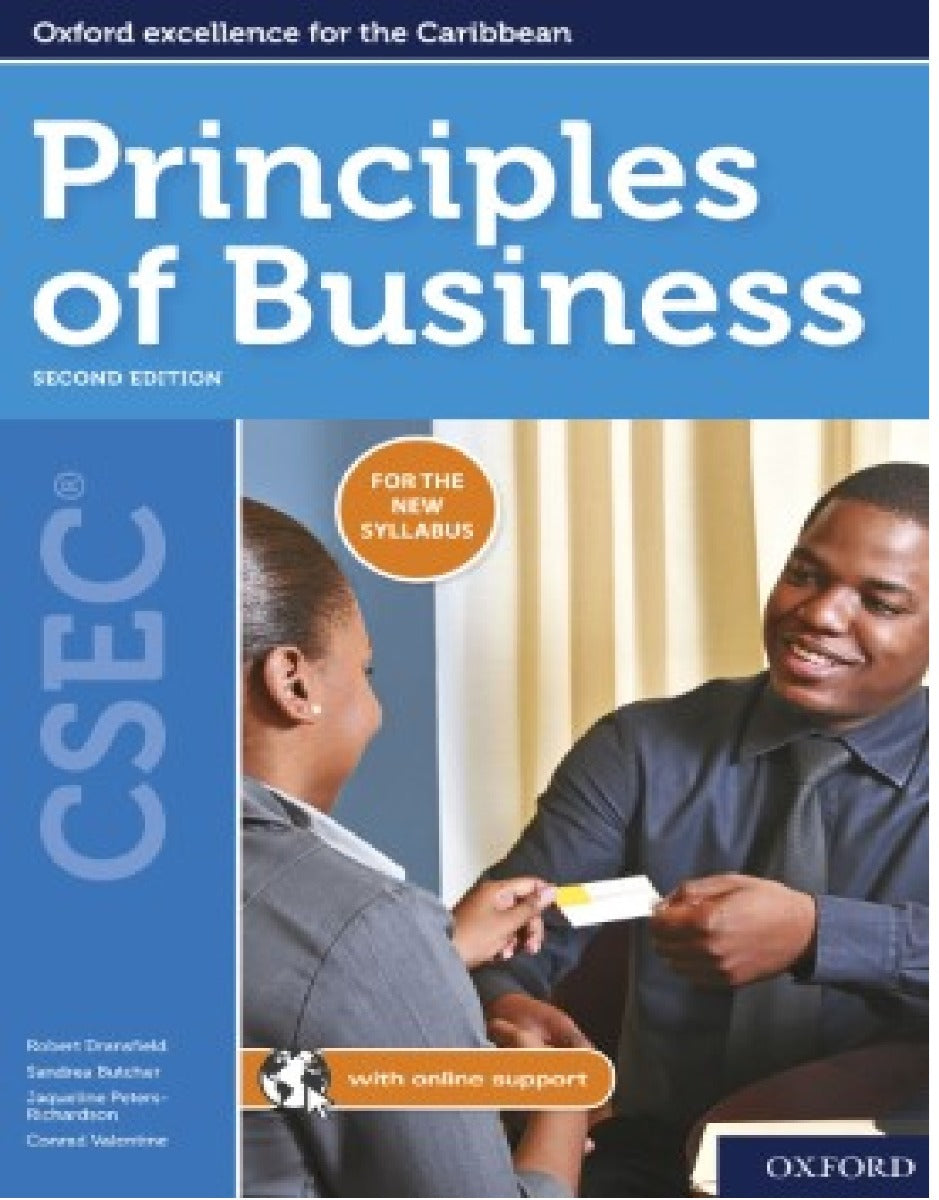 Oxford Principles of Business for CSEC By Robert Dransfield, Sandrea Butcher, Jacqueline Peters-Richardson and Conrad Valentine