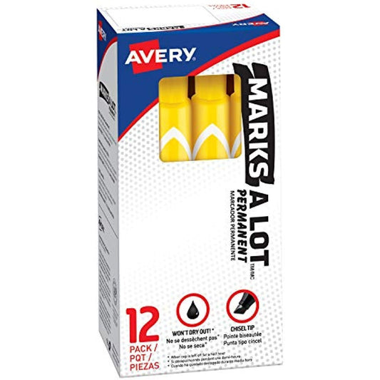 08882- Avery Mark A Lot Markers- Yellow