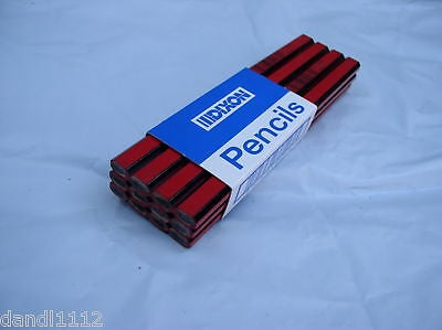 19972 - Dixon Carpenter Pencils Med Red and Black