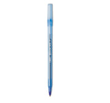 20130 - BIC Round Stic  - Blue Fine Pens