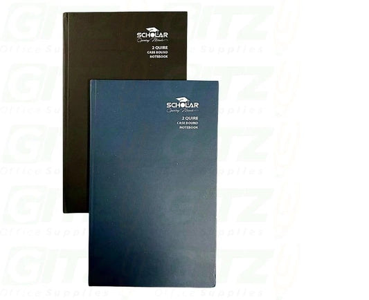 2 Quire Case Bound NoteBook  - 8 x 13