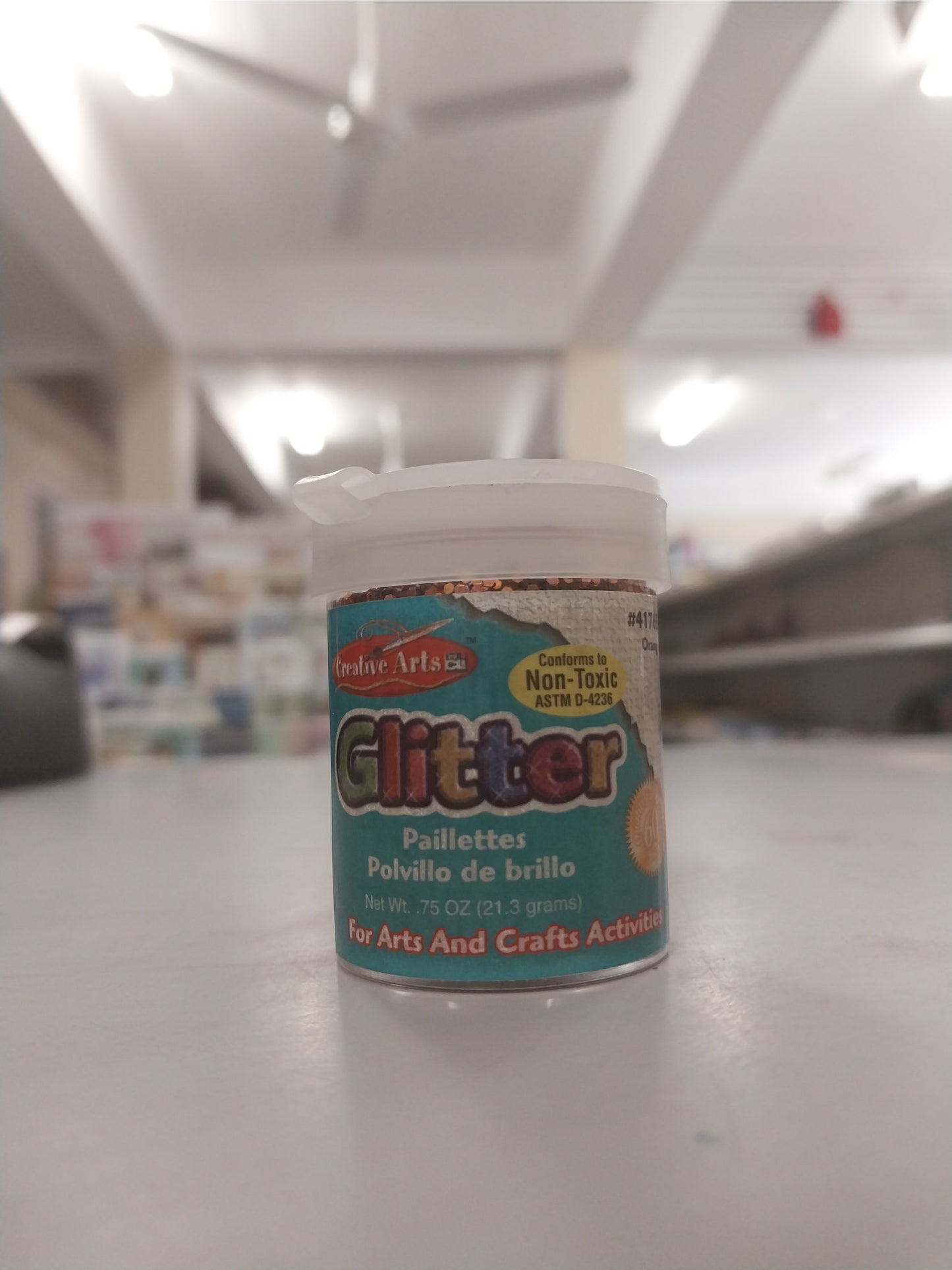 41765- CLI Orange Glitter 0.75 oz