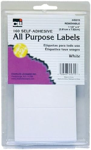 45315 - All Purpose Labels 1 1/2 x 3