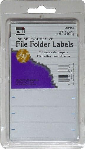 72156 - CLI File Folder Labels 5/8 x 2 3/4