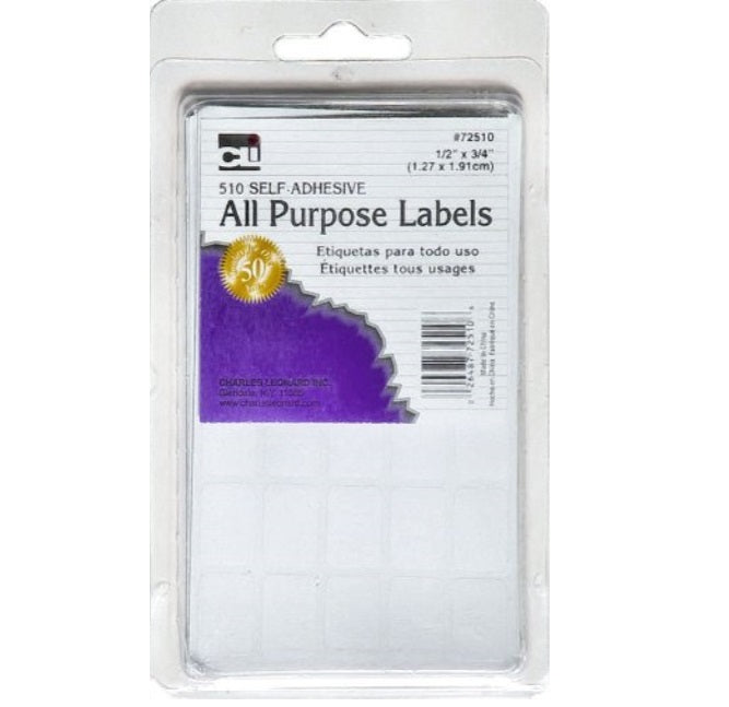 72510 - CLI 1/2 x 3/4 Self-Adhesive ''510'' All Purpose Labels