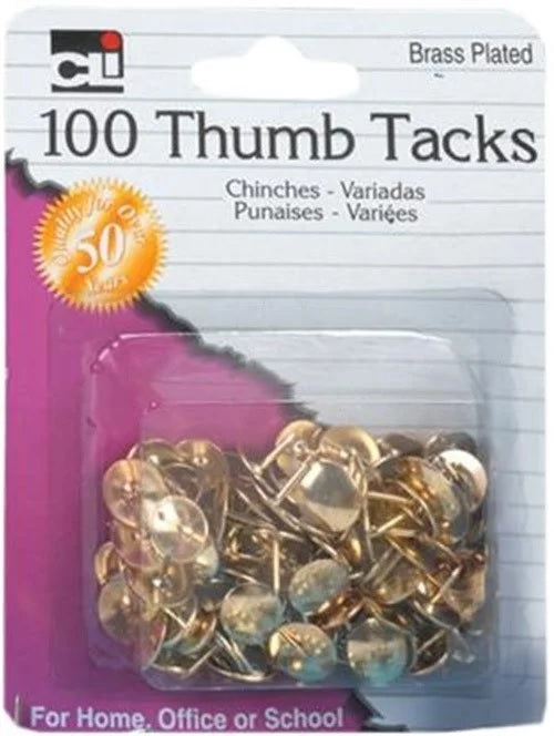 80938 - CLI 100 Thumb Tacks
