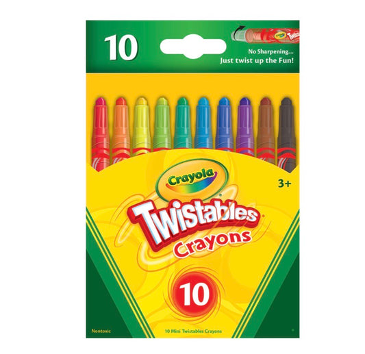 52-9715- Crayola '10' Twistable Crayons