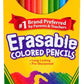 52-4412- Crayola '12' Erasable Colored Pencils