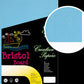 Bristol Board Blue, 8 1/2 x 11 - 100 sheets, 180 GSM