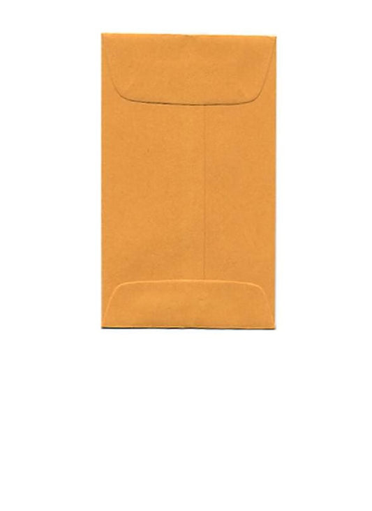 Brown Envelopes 2 3/4 x 4 1/4