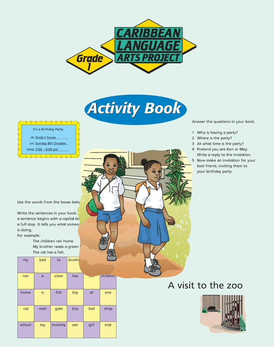 Caribbean Language Arts Project Grade 1 Activity Book
