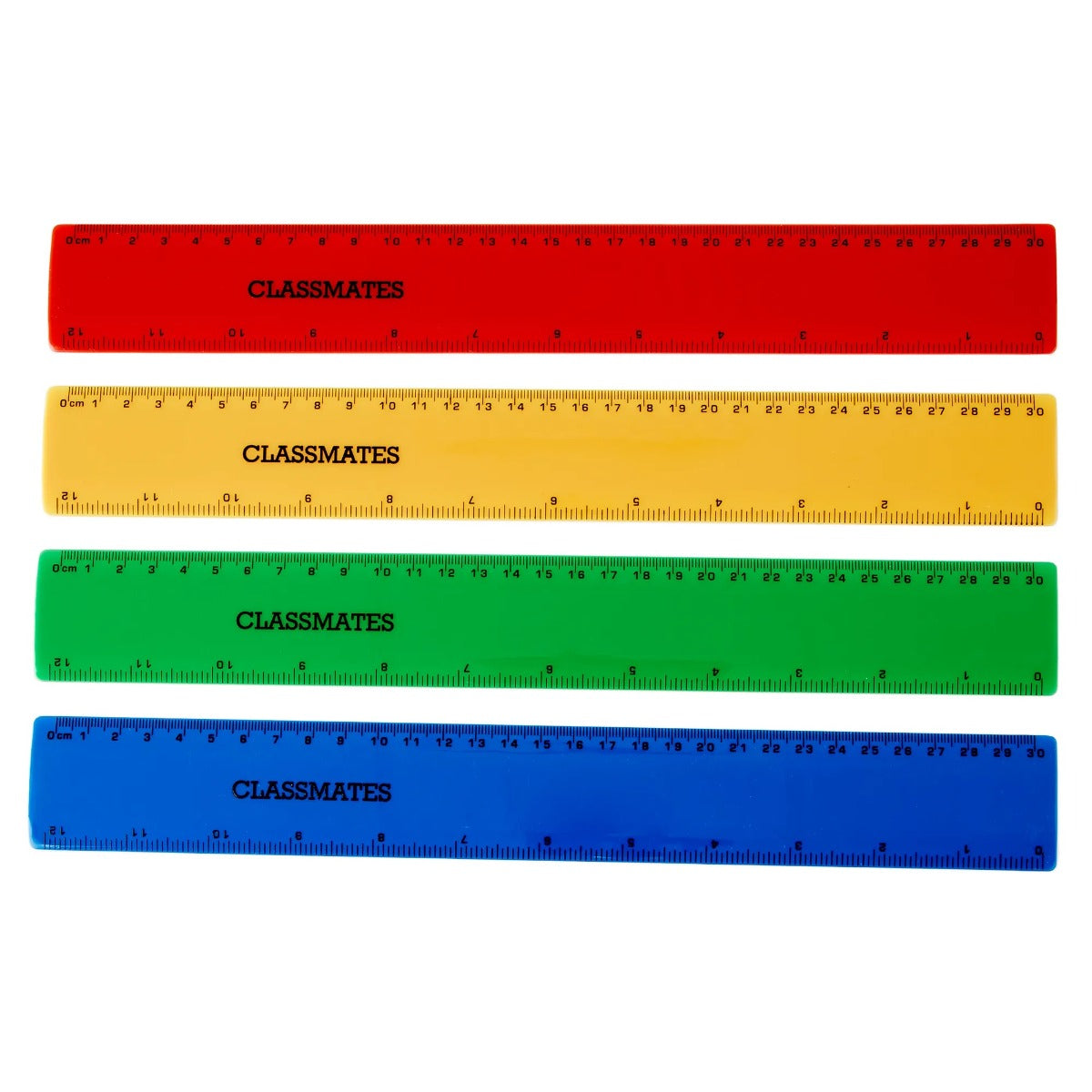 Classmates Colored Ruler - 30cm/mm/inch