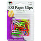 CLI ''100'' Vinyl Coated Paper Clips
