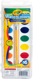 Crayola 16'' Washable Watercolors Paint Set