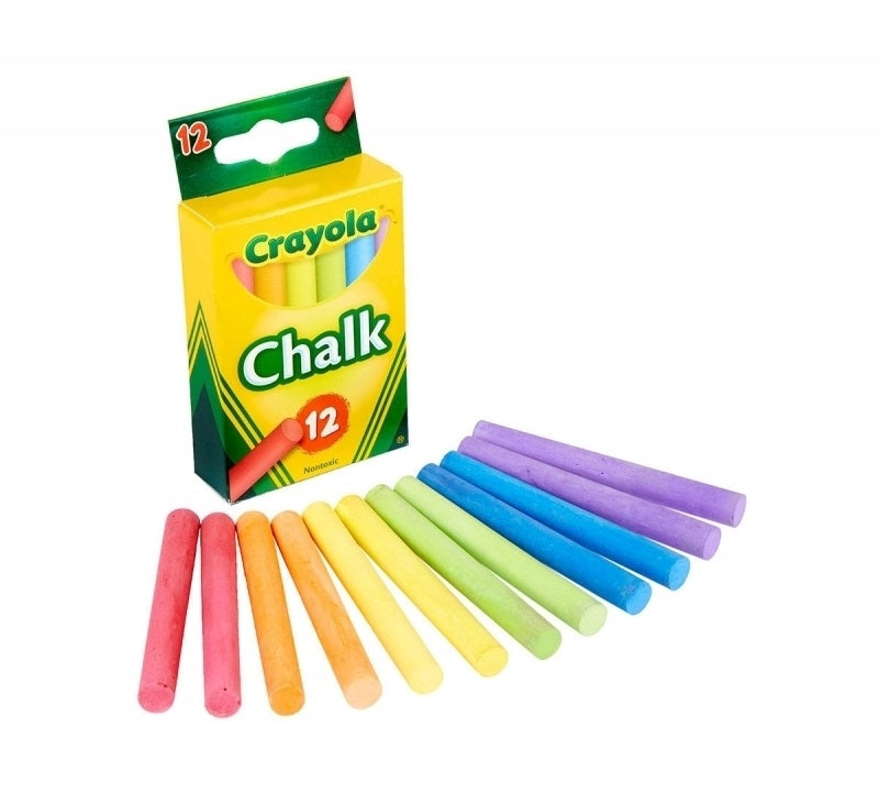 51-0816 Crayola Chalk Colored 12