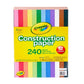 99-3200- Crayola Construction Paper, Assorted colors, 240 sheets, 9in x 12in