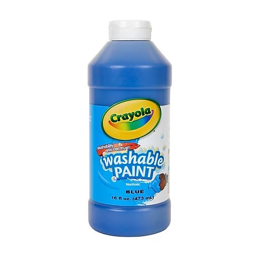 Crayola Washable Nontoxic Blue Paint
