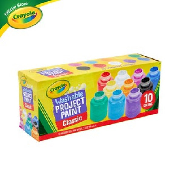 Crayola Washable Project Paint Classic ''10'' Colors