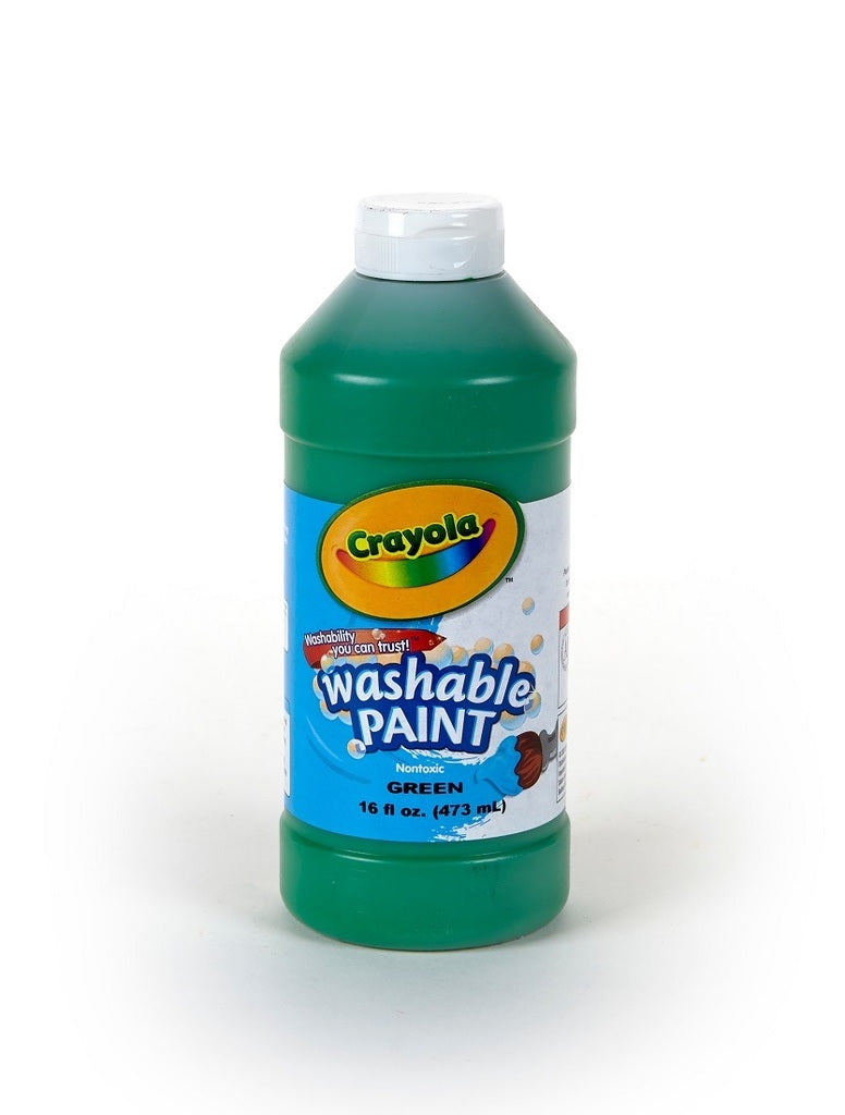 Crayola Washable Nontoxic Green Paint