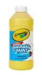Crayola Washable Nontoxic Yellow Paint