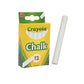 51-0320 Crayola White Chalk 12