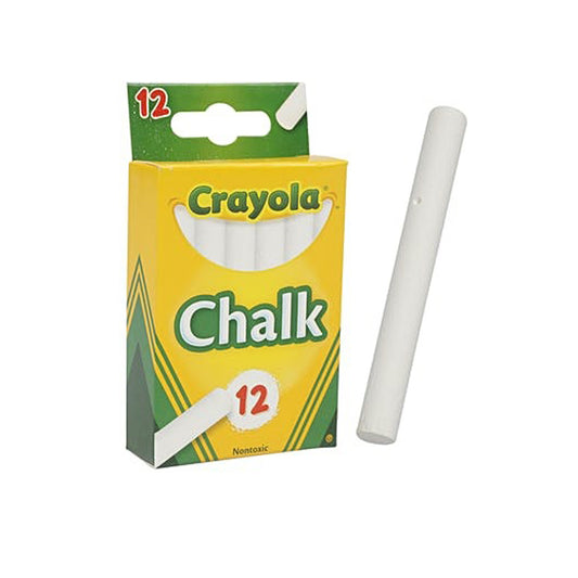51-0320 Crayola White Chalk 12