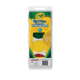 Crayola Washable Watercolors Brush & 4 Jumbo Pans, Paint Set
