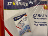 STR-2193 Starmate Transparent File Folder A4