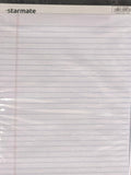 PAD-059 Starmate White Lined Notepad (8.5” x 11”)