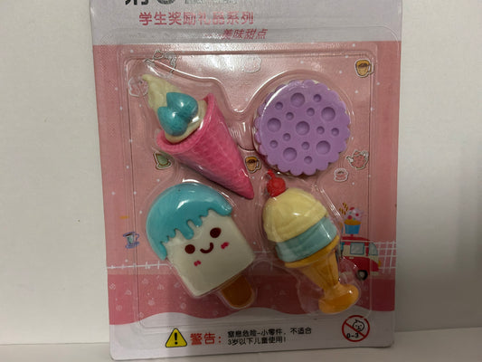 41553 SONGYEA Pack of 4 Erasers