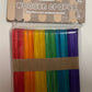 STR-2025 Starmate 100pcs Colored Wooden Crafts Sticks