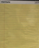 PAD-062 Starmate Yellow Notepad 8.5”x 11”