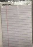 PAD-058 Starmate Small Lined Notepad 50 sheets (5x8)