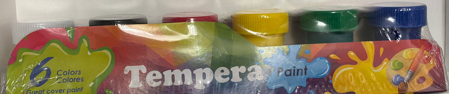AQ-C01 6 color Tempera Paint