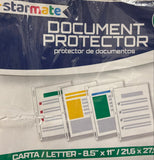 STR-2125 Starmate Document Protector 8.5” x 11”