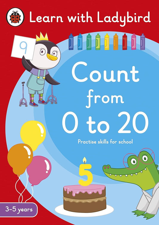 Learn with LadyBird - Count from 0 to 20