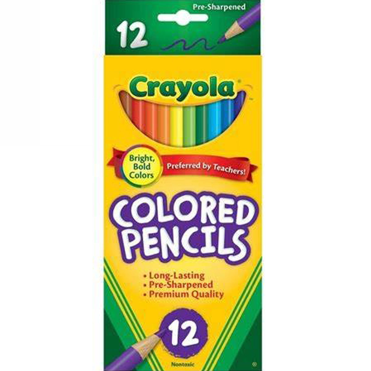 68-4012 Crayola Pencil Crayons 12