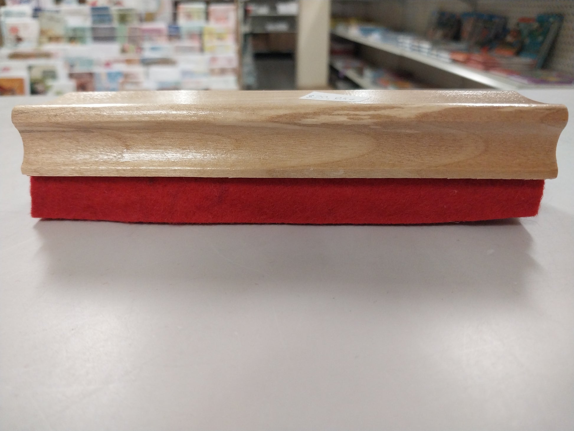 Red Felt  and Black Felt - Chalkboard Board Eraser