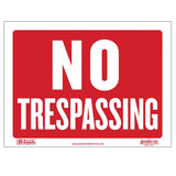 S-13 Bazic No Trespassing Sign