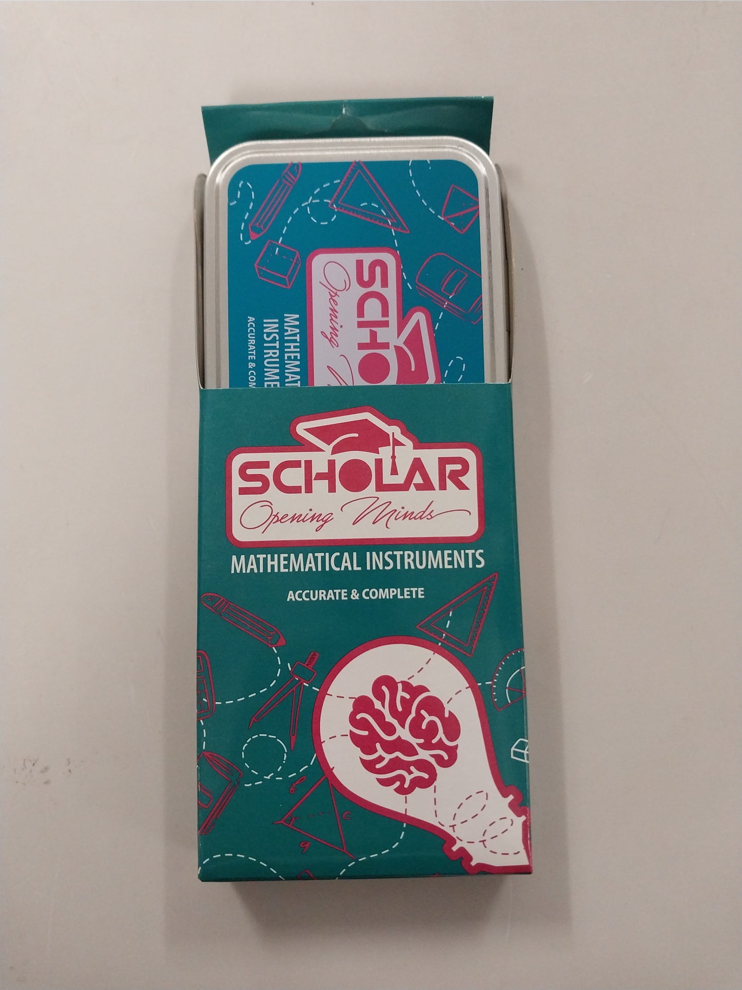 Scholar Mathematical Instruments (Pink and Teal)
