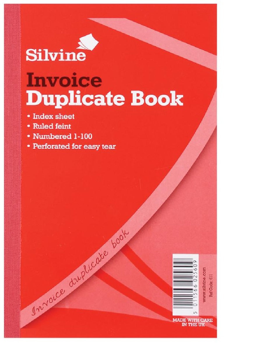 611- Silvine Invoice Duplicate Book