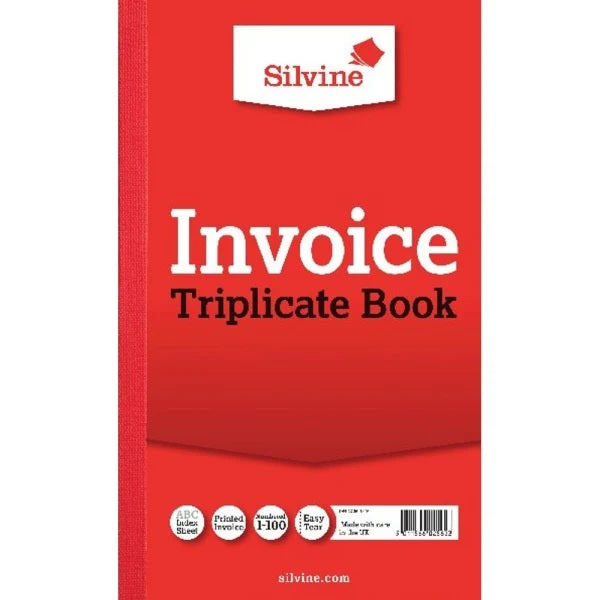 619- Silvine Invoice Triplicate Book