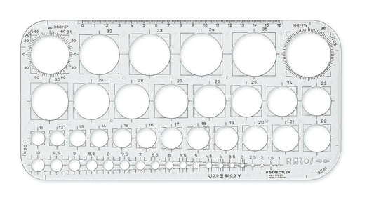 Staedtler 1-36mm Circle Template