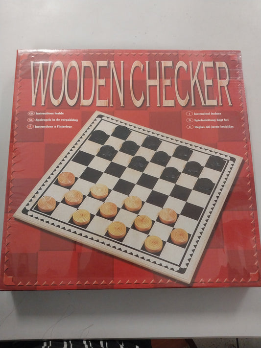 Wooden Checkers
